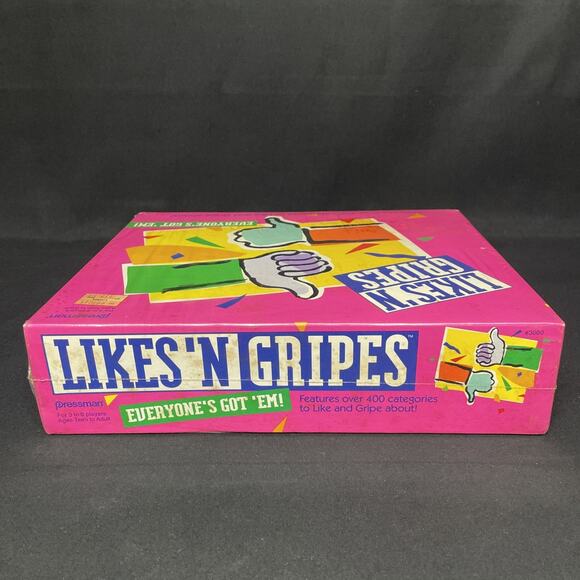 Likes N Gripes Vintage 90s Board Game Everyone's Got 'Em! New Sealed Teen-Adult - Picture 8 of 12